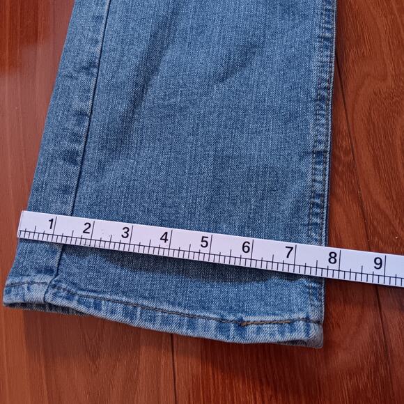 Levi Strauss Signature Jeans Blue Stretch Mid Rise Boot Cut Womens 28x30 Denim - Picture 10 of 10